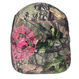 Born With Grit Praised With Sass Strapback Cadet Army Cap Multi OS Ladies Fit